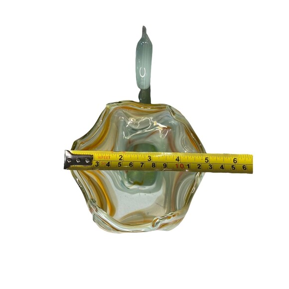 Vintage Mid-Century Modern Blown Art Glass Sooner Swan Bowl/Candy Dish/Planter - Picture 7 of 11